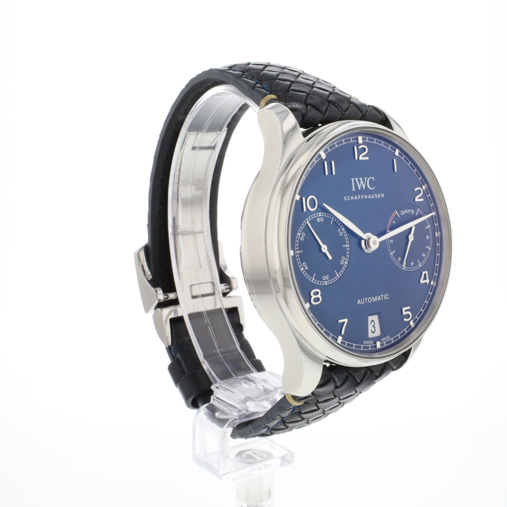 Portugieser 7-Days Steel Blue Dial