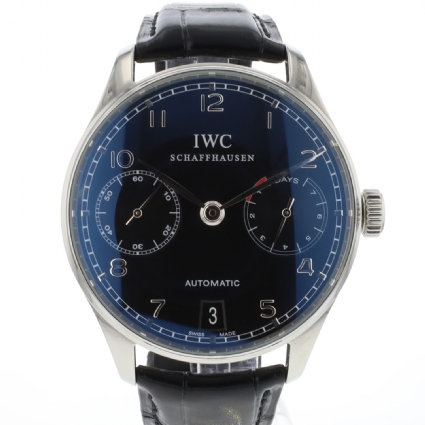 Portugieser 7-Days Black Dial