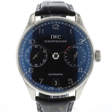IWC - Portugieser 7-Days Black Dial