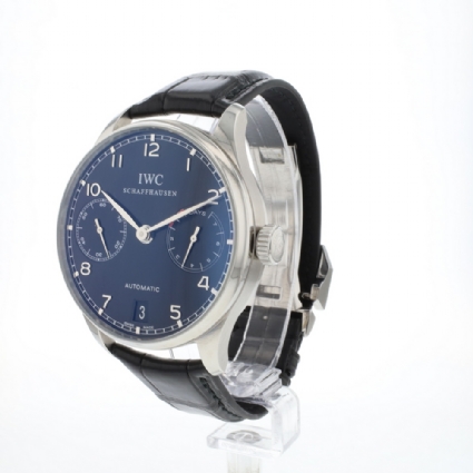 Portugieser 7-Days Black Dial