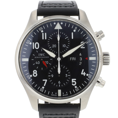 IWC - Pilot's Watch Chronograph Steel Black Dial