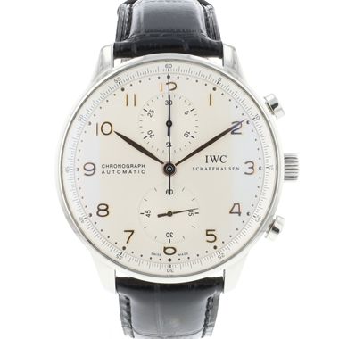 IWC - Portugieser Chronograph Silver Dial