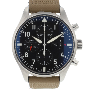 IWC - Pilot's Watch Chronograph Steel Black Dial