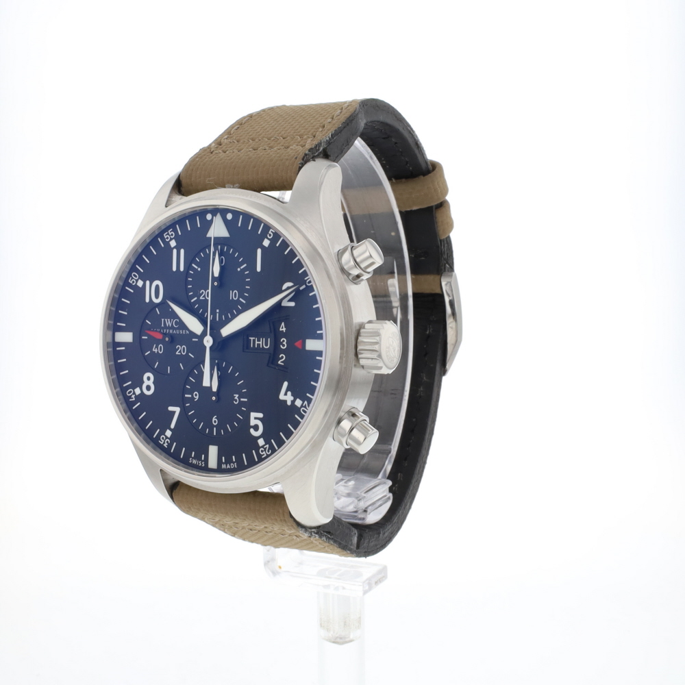 Pilot's Watch Chronograph Steel Black Dial