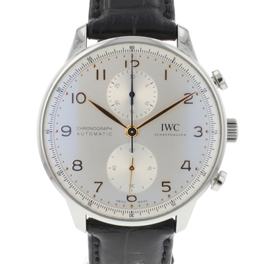 IWC - Portugieser Chrono-Automatic Stainless Steel / Gold Numerals