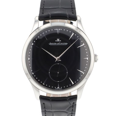 Jaeger LeCoultre - Master Control Ultra Thin Steel Black Dial