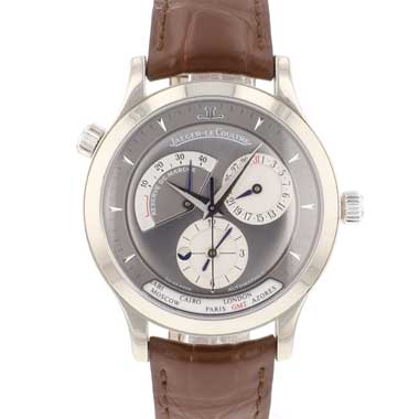 Jaeger LeCoultre - Master Control Geographic White Gold Grey Dial