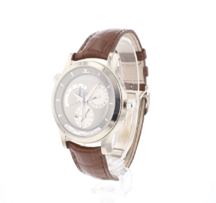 Master Control Geographic White Gold Grey Dial