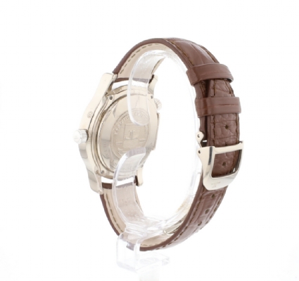 Master Control Geographic White Gold Grey Dial