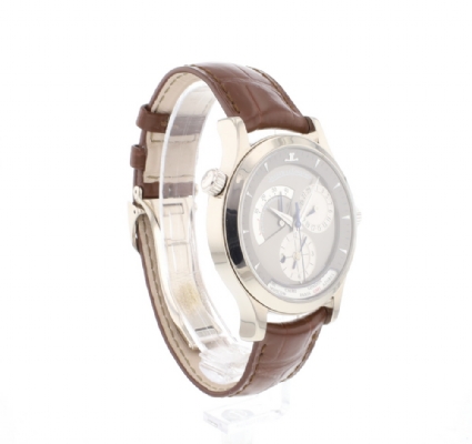 Master Control Geographic White Gold Grey Dial