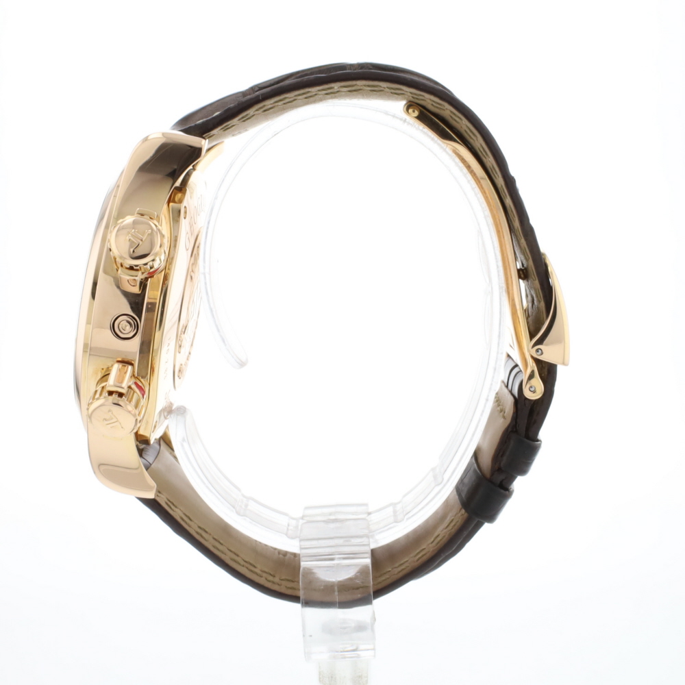 Master Compressor Geographic World Timer Rose Gold