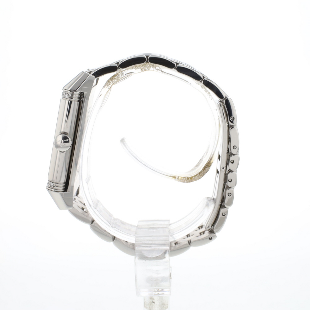 Reverso One Quartz Diamonds Whie Arabic Dial