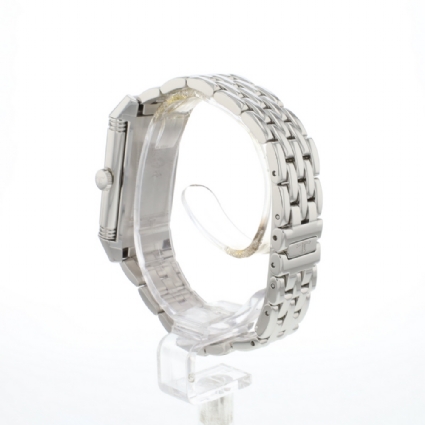 Reverso One Quartz Diamonds Whie Arabic Dial