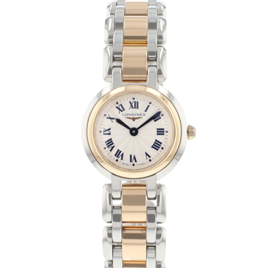 Longines - PrimaLuna Steel / Rosegold Roman Dial