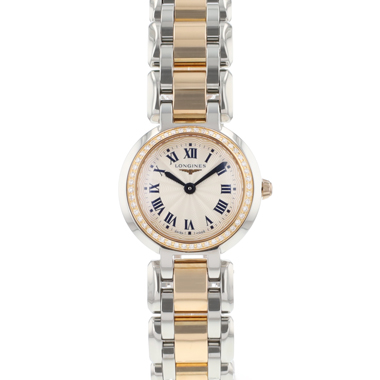 Longines - PrimaLuna Steel / Rosegold Diamonds Roman Dial NEW