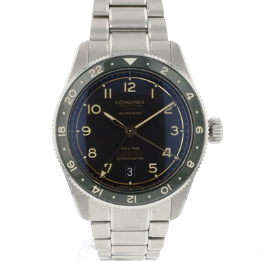 Longines - Spirit Zulu Time Steel Black Dial