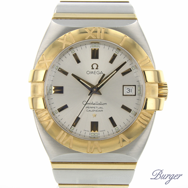 Omega - Constellation Double Eagle Perpetual Calendar Gold/Steel