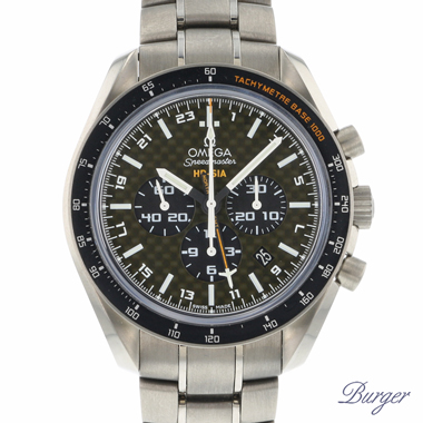 Omega - Speedmaster HB-SIA Co-Axial GMT Chronograph Titanium Limited NEW