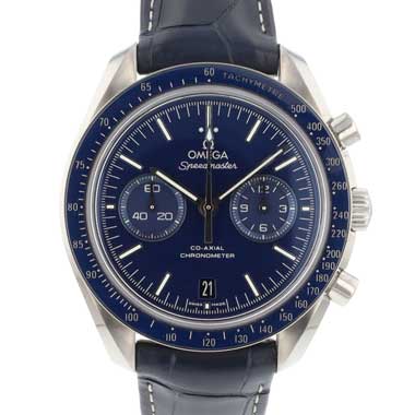 Omega - Speedmaster Moonwatch Blue Co-Axial Titanium
