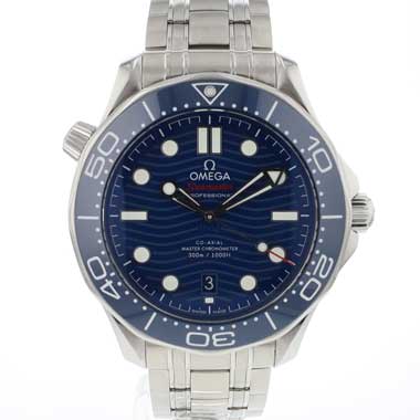 Omega - Seamaster Diver 300M Co-Axial Blue Wave Dial