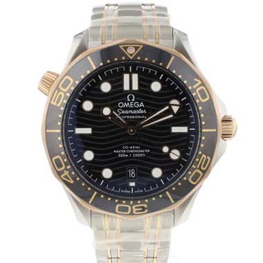Omega - Seamaster Diver 300M Black/Rose Gold NEW 2026