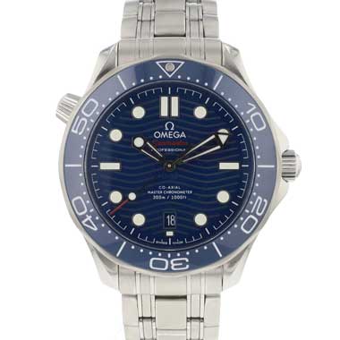 Omega - Seamaster Diver 300M Co-Axial Blue Wave Dial