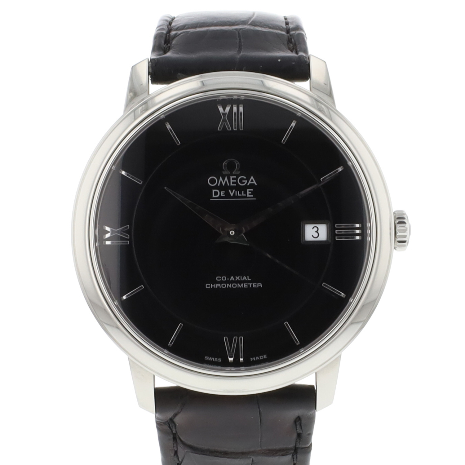De Ville Prestige Black Dial