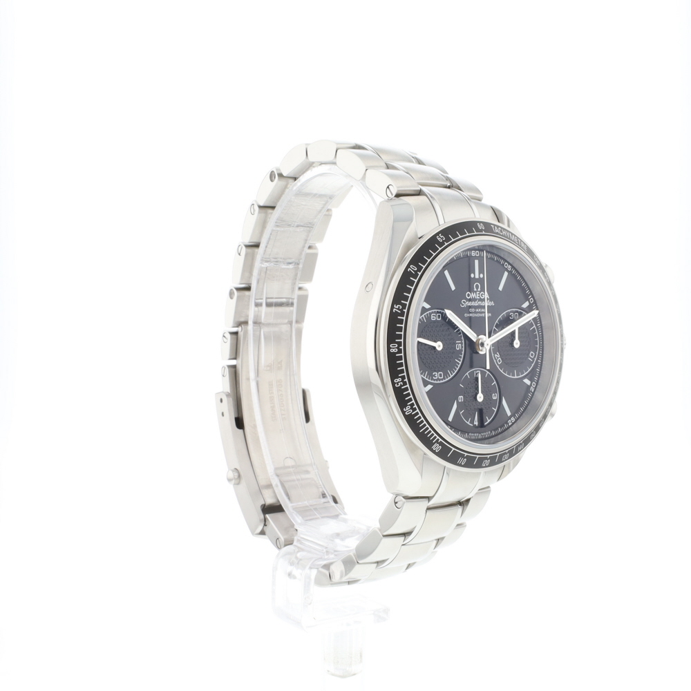 Speedmaster Racing Steel Black Dial