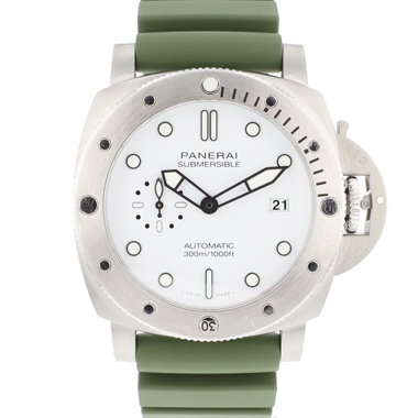 Panerai - Submersible Quaranta Quattro Bianco Steel White Dial