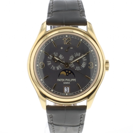 Annual Calendar Yellow Gold Grey Dial