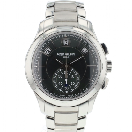 Annual Calendar Chronograph Steel Green Dial