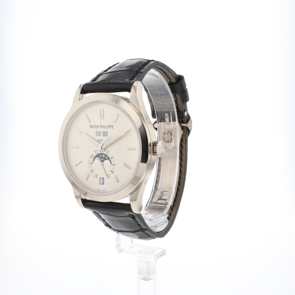 Annual Calendar White Gold Silver Dial