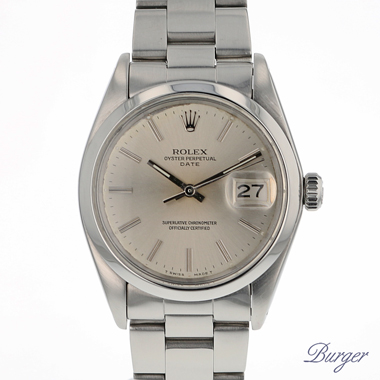 Rolex - Date 34 Silver