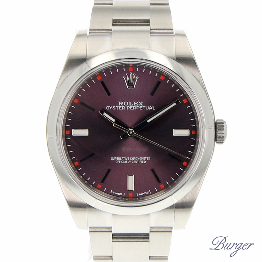 oyster perpetual 39 red grape