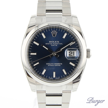 Rolex - Oyster Perpetual Date 34 Blue