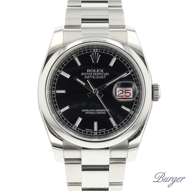 Rolex - Datejust 36 Stainless Steel Domed