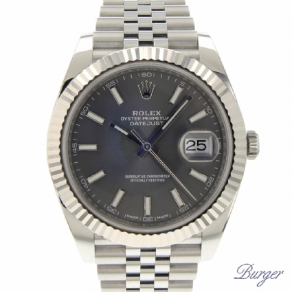 datejust 41 jubilee rhodium