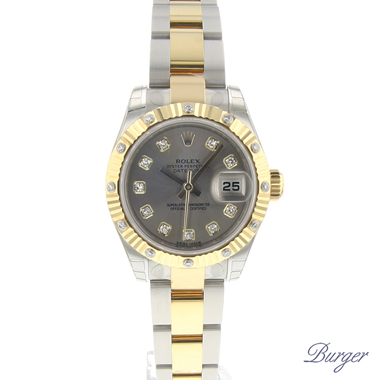 Rolex - Datejust Lady 26 Steel Yellow Gold Fluted Diamonds NEW!