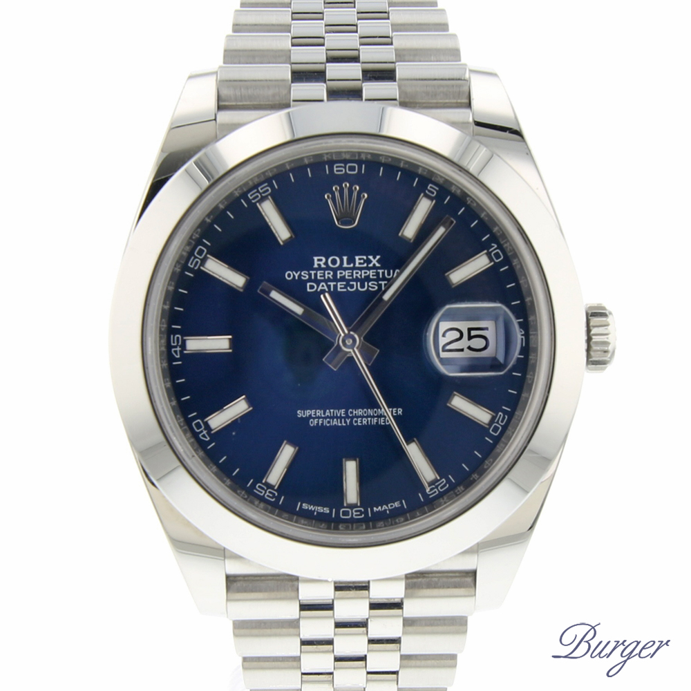 datejust 41 blue jubilee