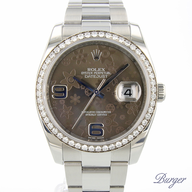Rolex - Datejust 36 Steel Flower Dial