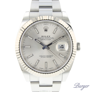 Rolex - Datejust 41 Fluted Oyster Silver