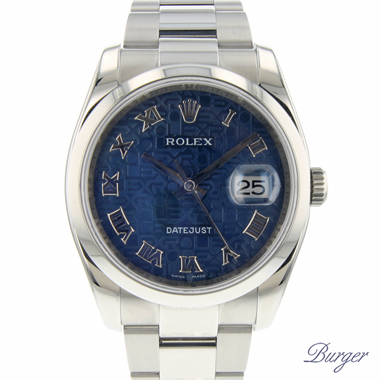 Rolex - Datejust 36 Blue Logo Dial