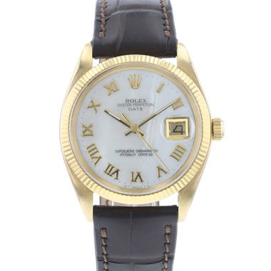 Rolex - Date Yellow Gold MOP Dial