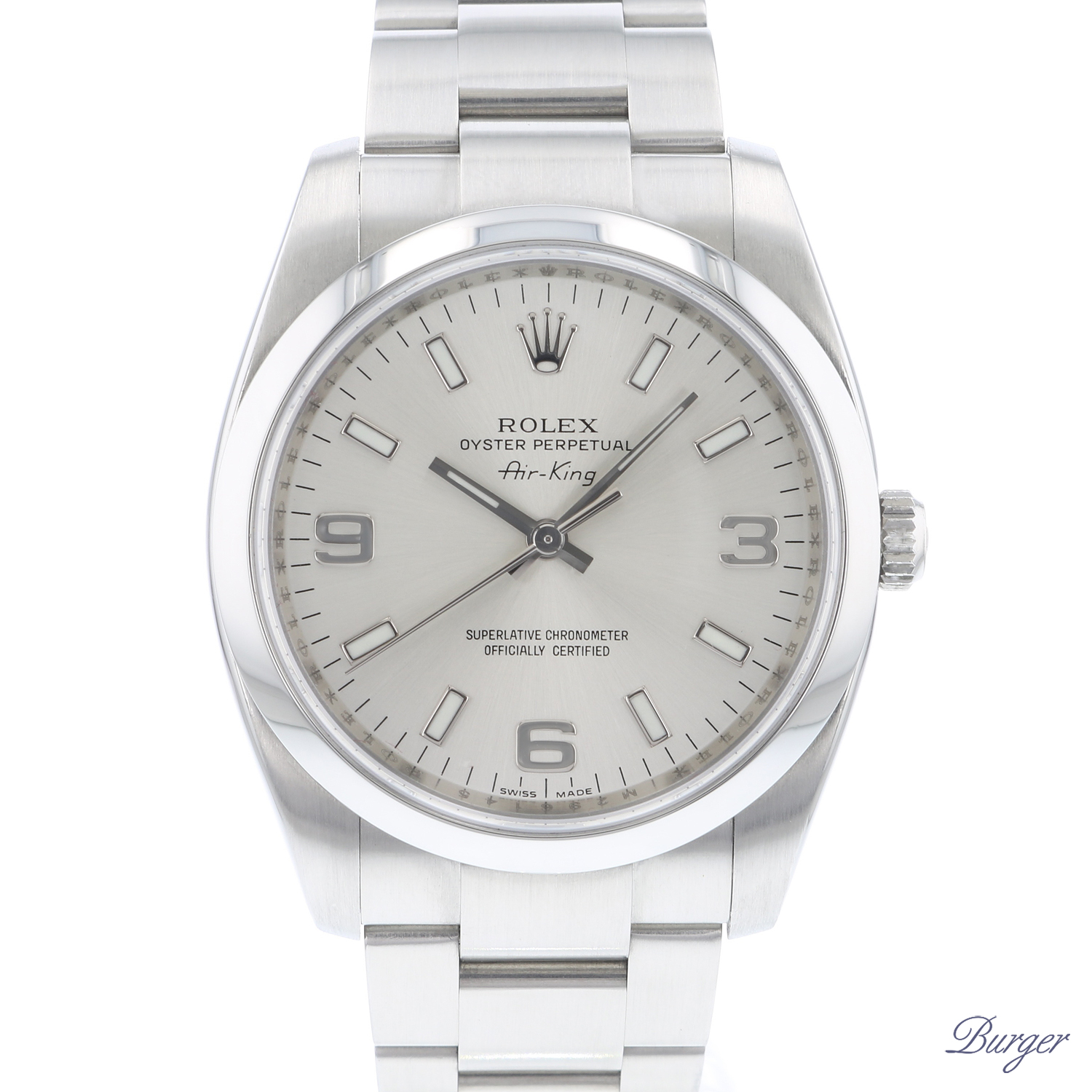 rolex oyster perpetual air king superlative chronometer