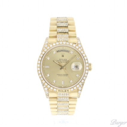 Day-Date 36 Yellow Gold Diamonds 