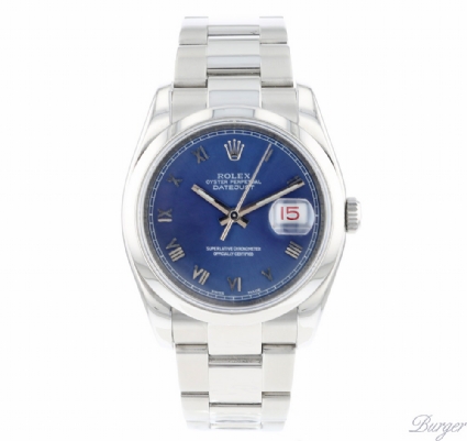 Datejust 36 Blue Roman Dial