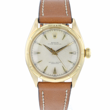 Rolex - Oyster Perpetual honeycomb Dial Gold