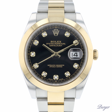 Rolex - Datejust 41 Gold/Steel Diamond Dial