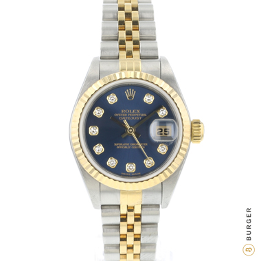 Rolex - Datejust 26 Steel/Gold Fluted Jubilee Blue Diamond Dial