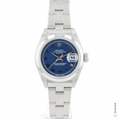 Rolex - Oyster perpetual Lady Date Blue Roman Dial